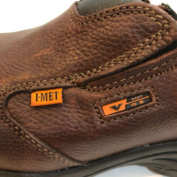 Thorogood Mens Size 6.5 Brown Slip On Safety Composite Toe Oxford Work Shoes main image 16